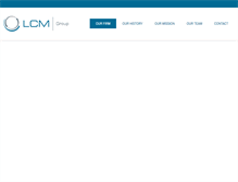 Tablet Screenshot of lcmgroup.com